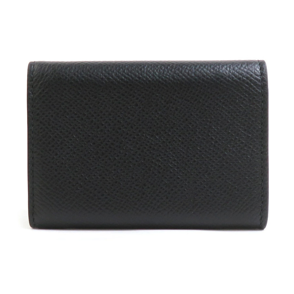 Salvatore Ferragamo Rion Black Vara Tri Wallet Leather fold